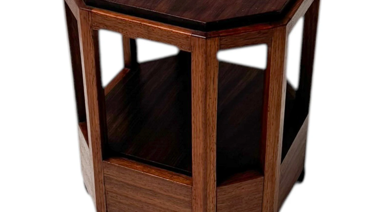 Art Deco Amsterdamse School Side Table, 1920s